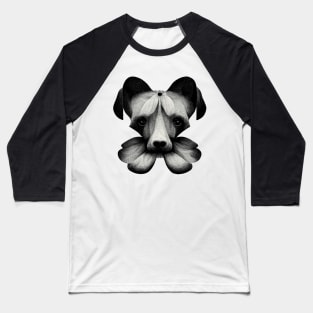 Flowering Dog Series Baseball T-Shirt